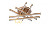 Lustra LED cu Telecomanda Zang 3 Tipuri de Lumini 150W Auriu